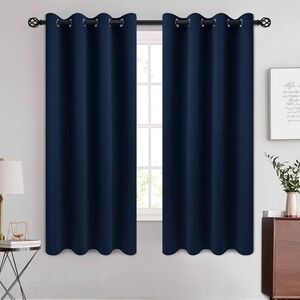 Newport Grommet Window 100 Cotton Solid Curtain Panel 50 X 63